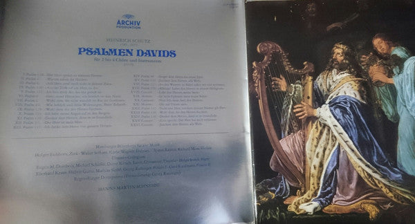 Heinrich Schütz / Hanns-Martin Schneidt, Regensburger Domspatzen : Psalmen Davids Für 2 Bis 4 Chöre Und Instrumente - Psalms Of David - Psaumes De David (Gesamtaufnahme - Complete - Integral) (3xLP + Box)