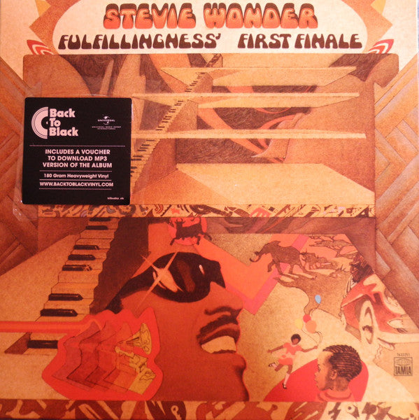 Stevie Wonder : Fulfillingness' First Finale (LP, Album, RE, Gat)