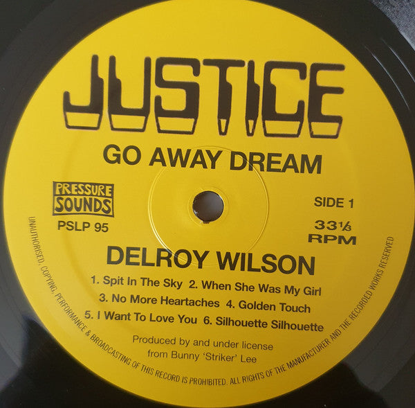 Delroy Wilson : Go Away Dream (LP, Album, RE)