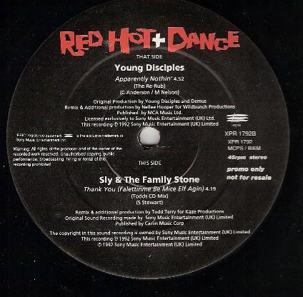 Young Disciples / Sly & The Family Stone : Red Hot + Dance (12", Promo, Smplr)