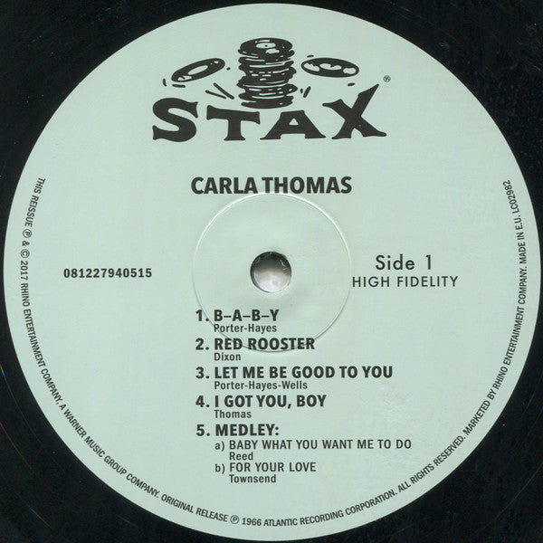 Carla Thomas : Carla (LP, Album, Mono, RE, 180)