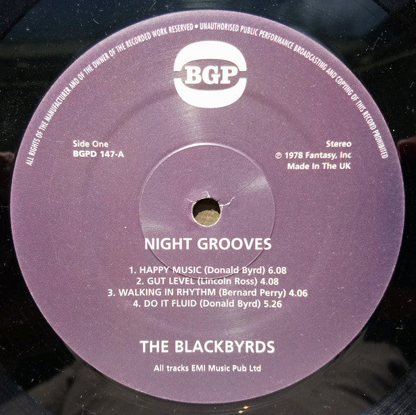 The Blackbyrds : Night Grooves (LP, Comp, RE)