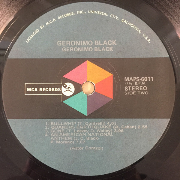 Geronimo Black : Geronimo Black (LP, Album)