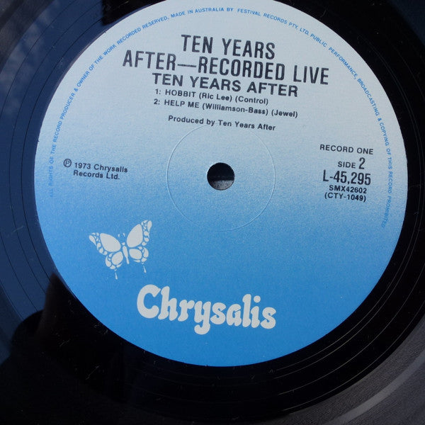 Ten Years After : Ten Years After - Recorded Live (2xLP, Album, RE)