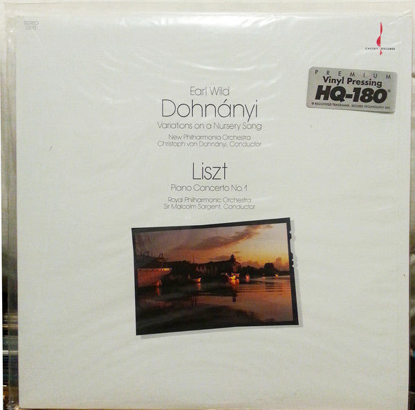 Earl Wild / Ernst von Dohnányi / Franz Liszt : Variations On A Nursery Song / Piano Concerto No. 1 (LP, Album, Comp, 180)
