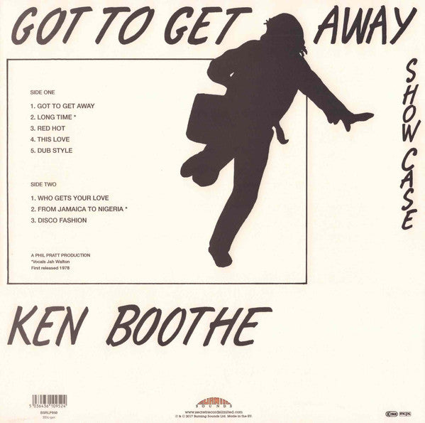 Ken Boothe : Got To Get Away Showcase (LP, Album, RE)