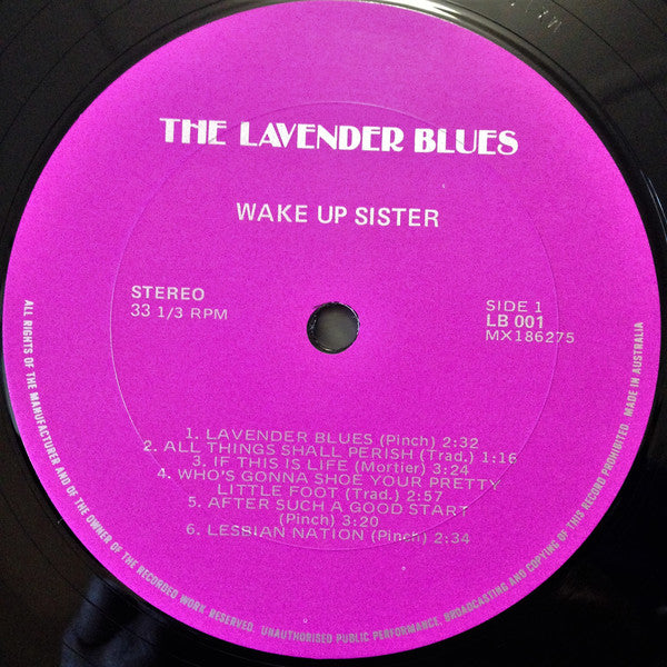 The Lavender Blues (2) : Wake Up Sister (LP, Album)