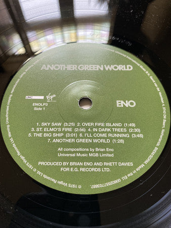 Brian Eno : Another Green World (LP, Album, RE, RM, 180)