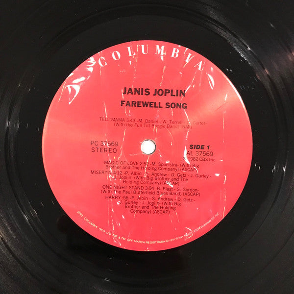 Janis Joplin : Farewell Song (LP, RE)