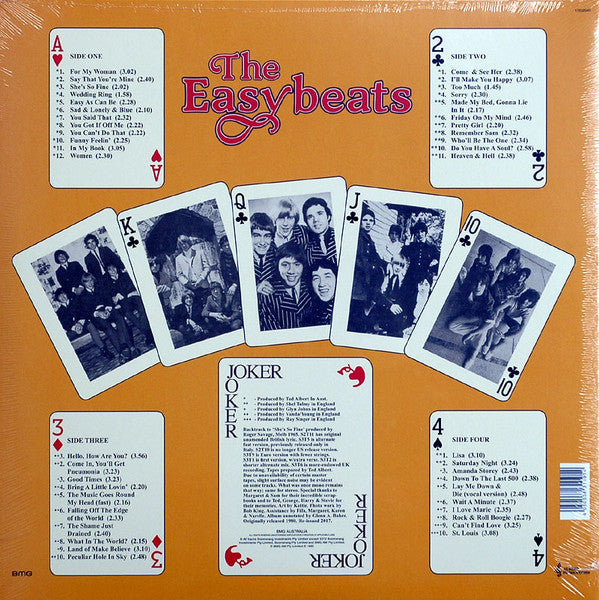 The Easybeats : Absolute Anthology 1965 To 1969 (2xLP, Comp, RE, RM)
