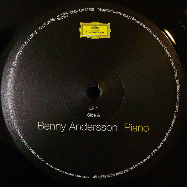 Benny Andersson : Piano (2xLP, Album, 180)