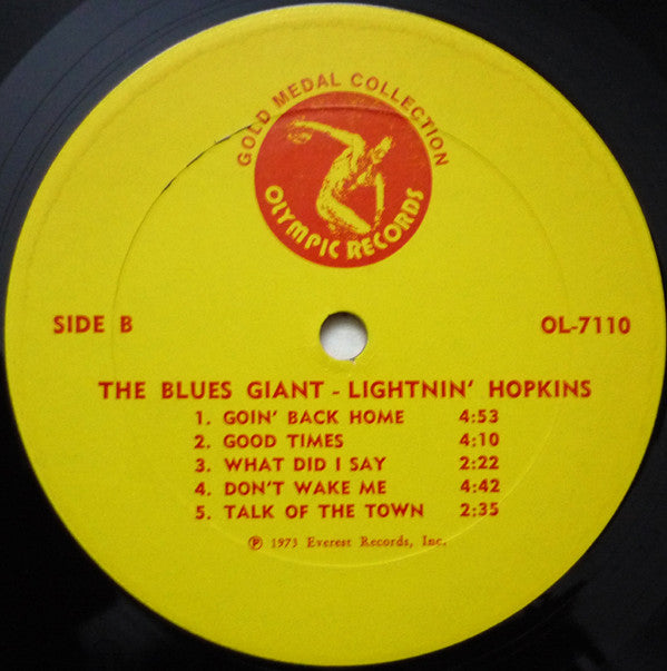 Lightnin' Hopkins : The Blues Giant (LP, Album, RE)