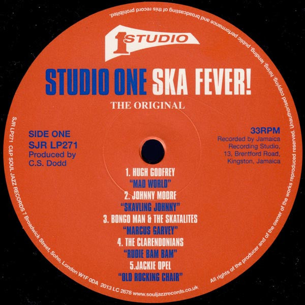 Various : Studio One Ska Fever! (2xLP, Comp, RP)