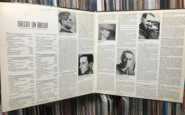 Dane Clark (3), Anne Jackson, Lotte Lenya, Viveca Lindfors, Jiří Voskovec, Michael Wager : Brecht On Brecht (2xLP, Gat)