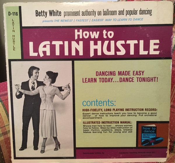 Betty White (2) : How To Latin Hustle (LP, Album)