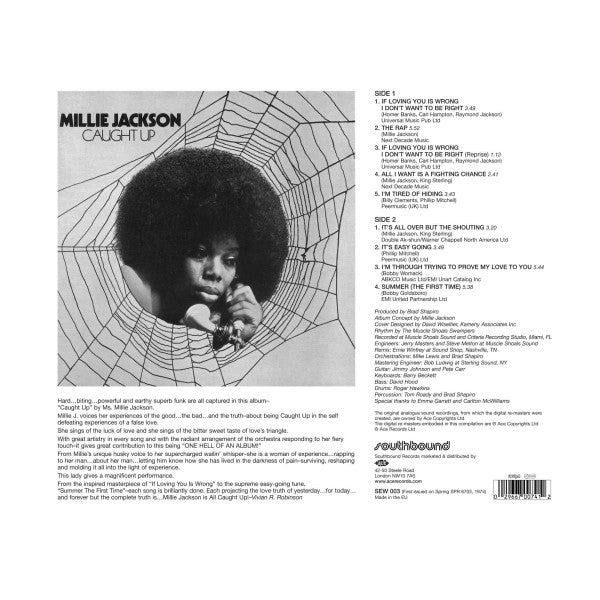 Millie Jackson : Caught Up (LP, Album, RE, RM)