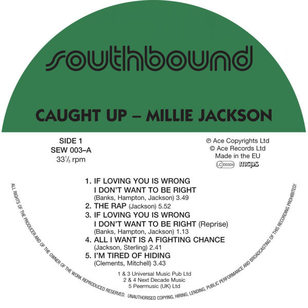 Millie Jackson : Caught Up (LP, Album, RE, RM)