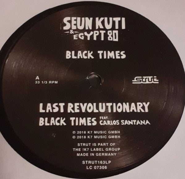 Seun Kuti + Egypt 80 : Black Times (2xLP, Album, Gat)