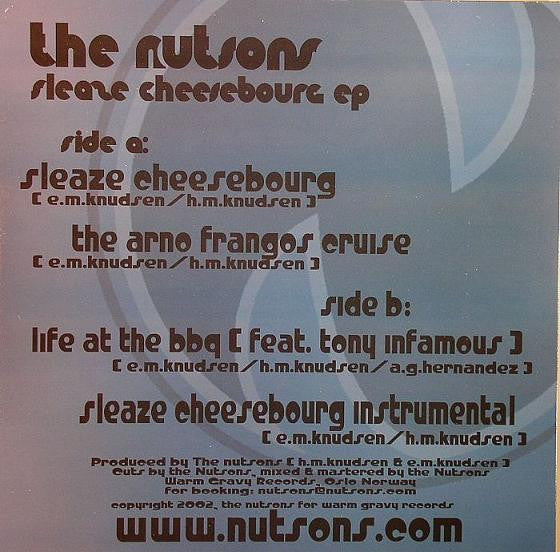 The Nutsons : Sleaze Cheesebourg EP (10", EP)