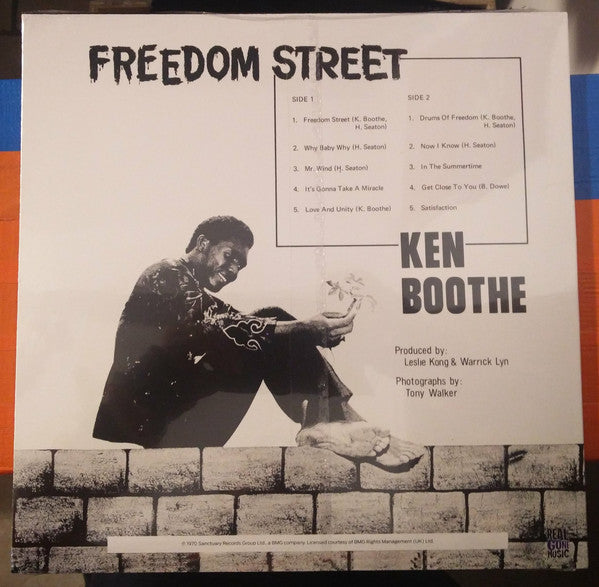 Ken Boothe : Freedom Street (LP, Album, Ltd, RE, RM, Red)