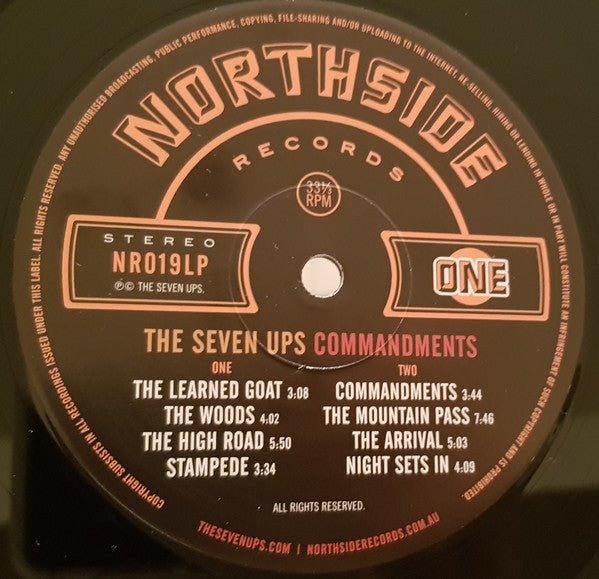 The Seven Ups : Commandments (LP, Album)