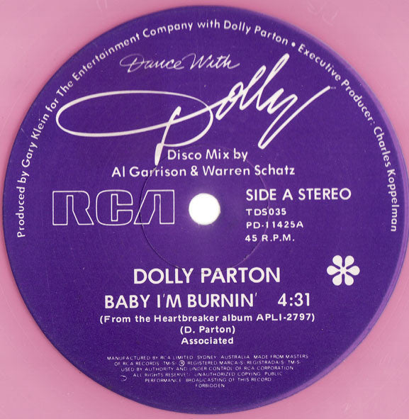 Dolly Parton : Dance With Dolly (12", Single, Pin)