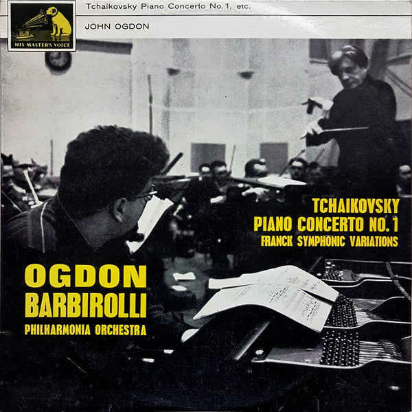 Pyotr Ilyich Tchaikovsky / César Franck - John Ogdon With Philharmonia Orchestra Conducted By Sir John Barbirolli : Piano Concerto No. 1 / Symphonic Variations (LP, RE)