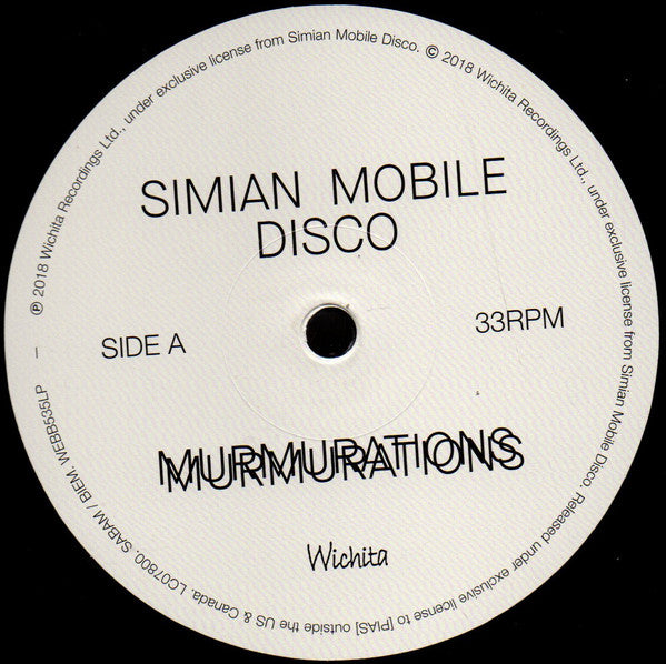 Simian Mobile Disco : Murmurations (2xLP, Album, Gat)