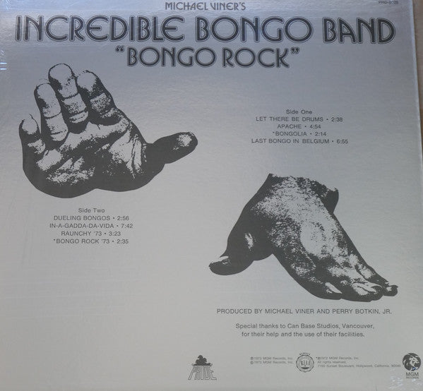 The Incredible Bongo Band : Bongo Rock (LP, Album, RE)