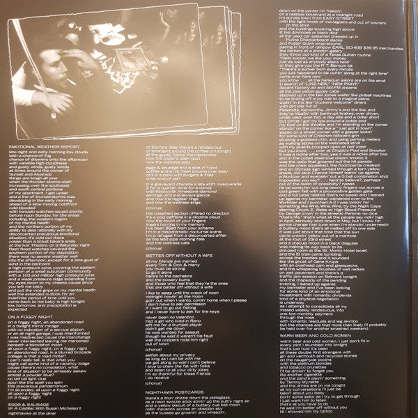 Tom Waits : Nighthawks At The Diner (2xLP, Album, RE, RM, Gat)