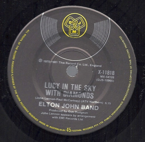 Elton John Band Featuring John Lennon And Muscle Shoals Horns : 28th November 1974... (7", EP)