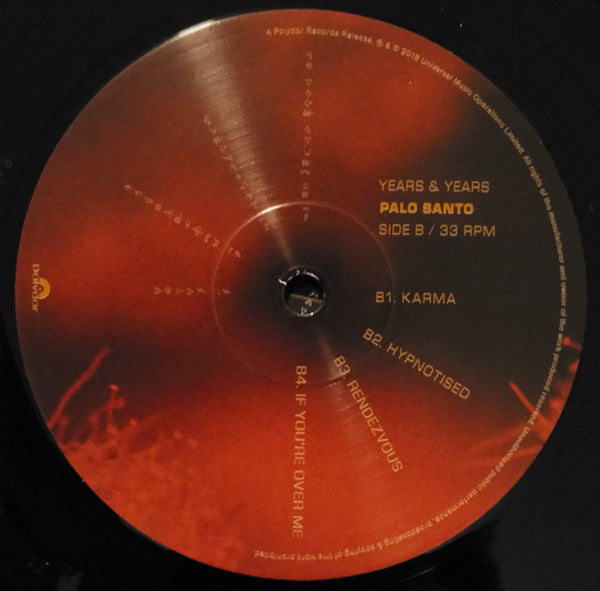 Years & Years : Palo Santo (2xLP, Album)