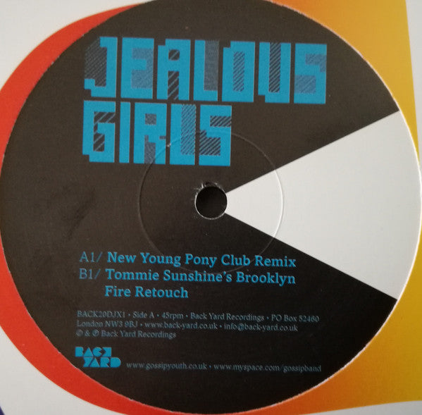 The Gossip : Jealous Girls (12")