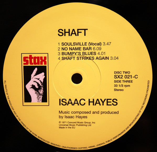 Isaac Hayes : Shaft (2xLP, Album, RE, RM)