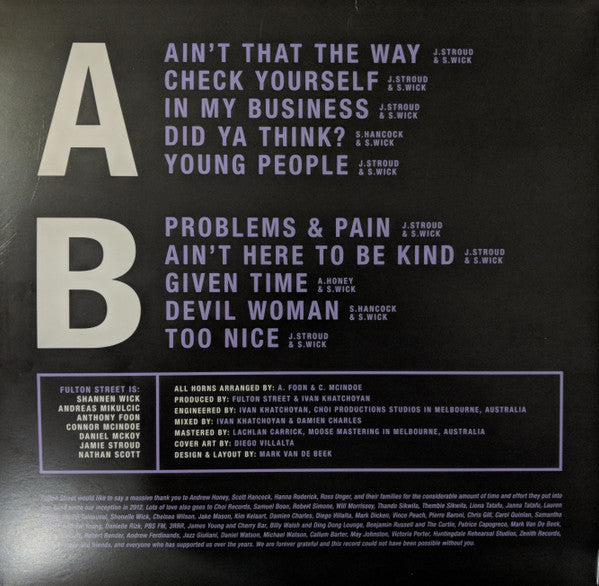 Fulton Street (2) : Problems & Pain (LP, Album, Ltd, Whi)