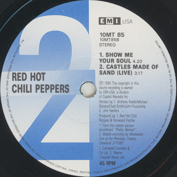 Red Hot Chili Peppers : Taste The Pain (7", Shape, Single, Ltd, Num)