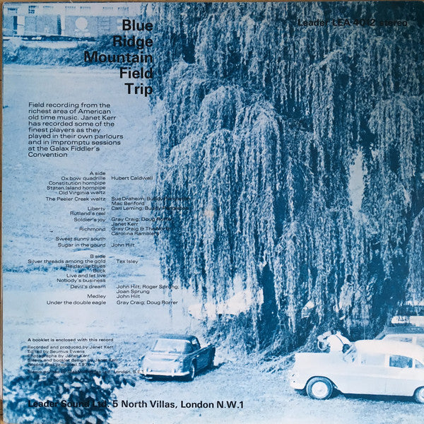 Various : Blue Ridge Mountain Field Trip (LP, Album, Bei)