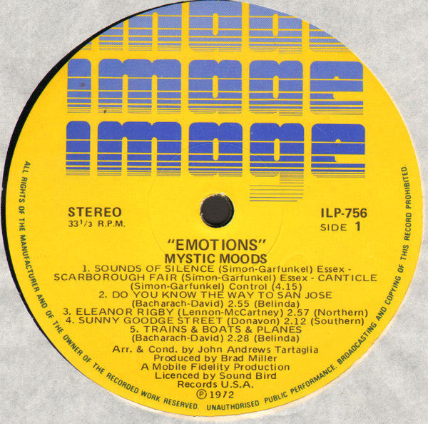 Mystic Moods* : Emotions (LP, Album)