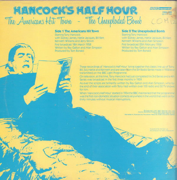 Tony Hancock : Hancock's Half Hour - The Americans Hit Town / The Unexploded Bomb (LP, Mono)