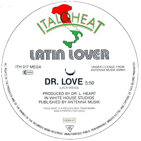 Latin Lover : Dr. Love (12", Maxi)