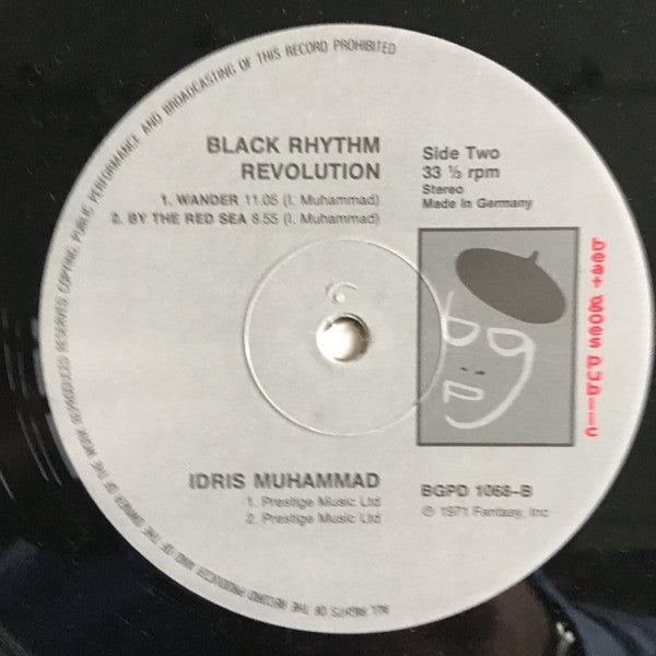 Idris Muhammad : Black Rhythm Revolution! (LP, Album, RE)