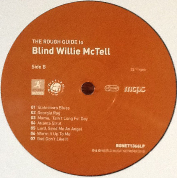 Blind Willie McTell : The Rough Guide To Blind Willie McTell (LP, Album, Comp, Ltd)