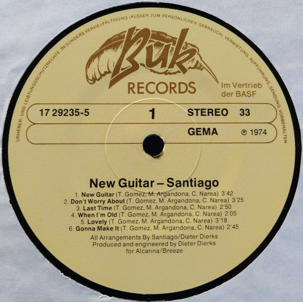 Santiago (9) : New Guitar (LP, Album)