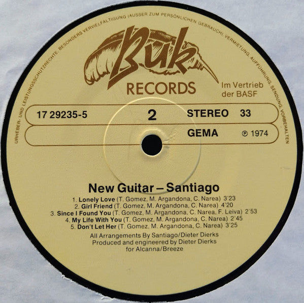 Santiago (9) : New Guitar (LP, Album)