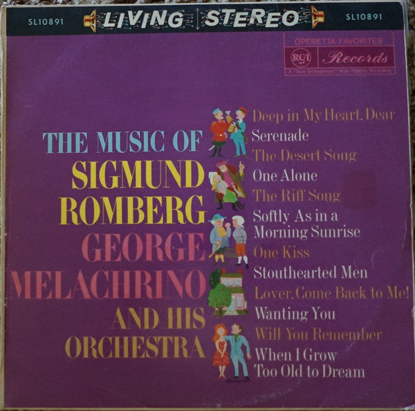 George Melachrino  And The Melachrino Orchestra : The Music Of Sigmund Romberg (LP, RE)