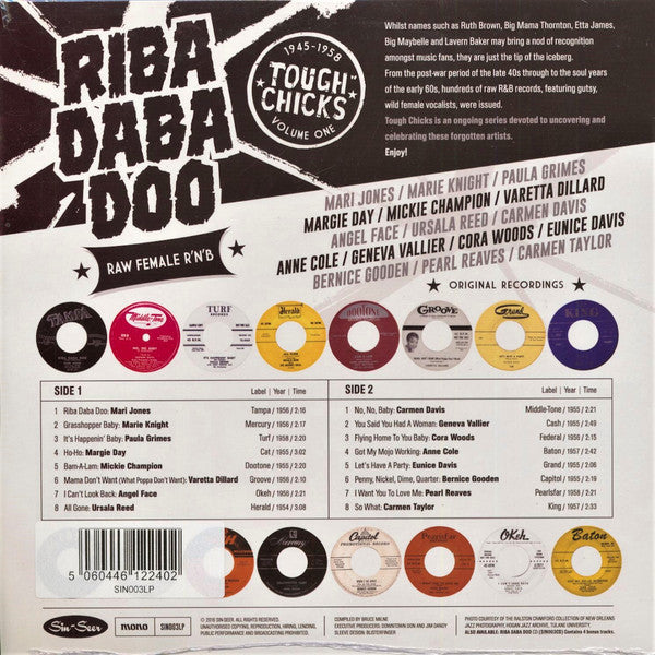 Various : Riba Daba Doo - Tough Chicks Vol. 1 (LP, Comp)
