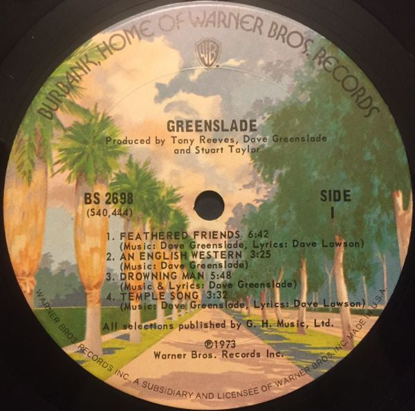 Greenslade : Greenslade (LP, Album, Gat)