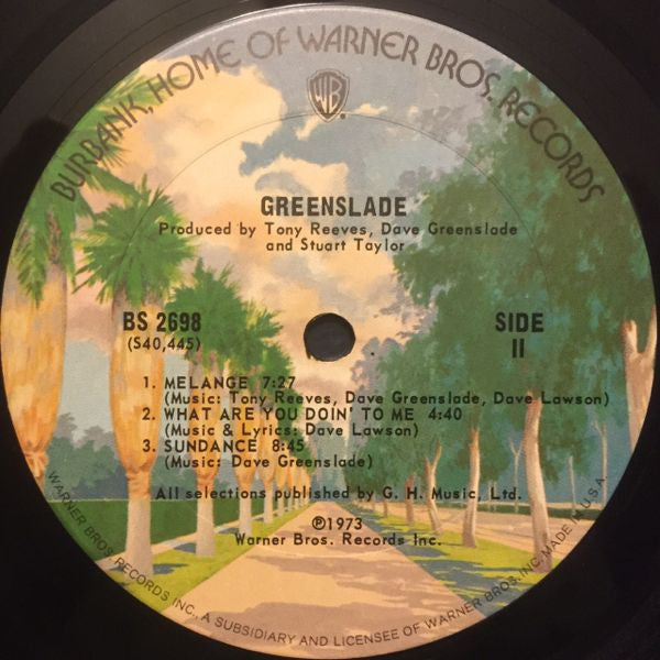 Greenslade : Greenslade (LP, Album, Gat)