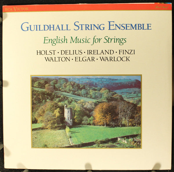 Guildhall String Ensemble, Gustav Holst, Frederick Delius, John Ireland, Gerald Finzi, Sir William Walton, Sir Edward Elgar, Peter Warlock : English Music For Strings (LP)