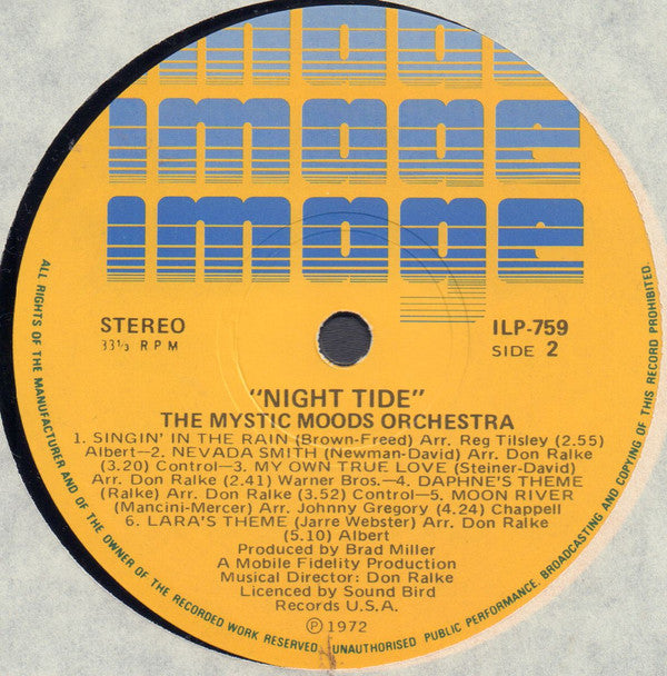 The Mystic Moods Orchestra : Nighttide (LP, Album)